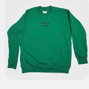 Bottega Veneta Emerald Green Crewneck Sweatshirt
